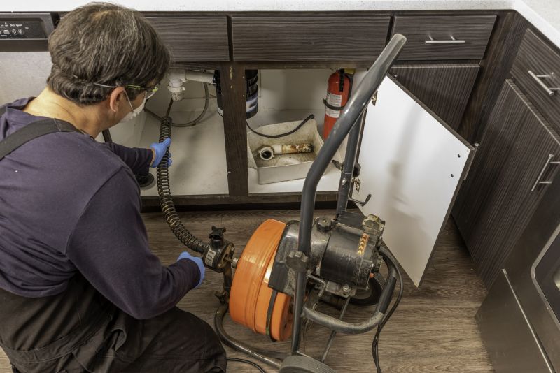 Drain cleaning process