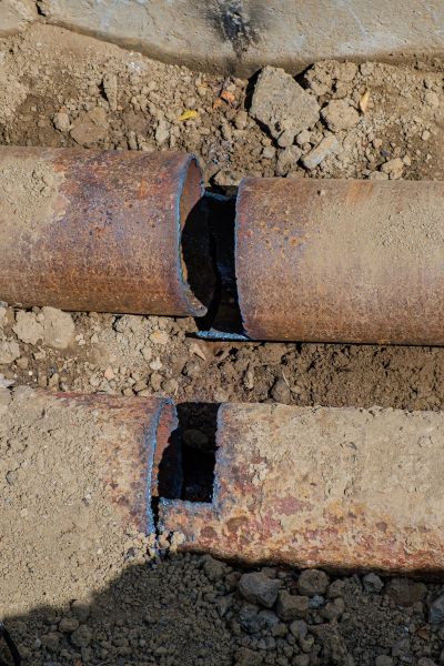 Corroded Pipe Repair in Hudson