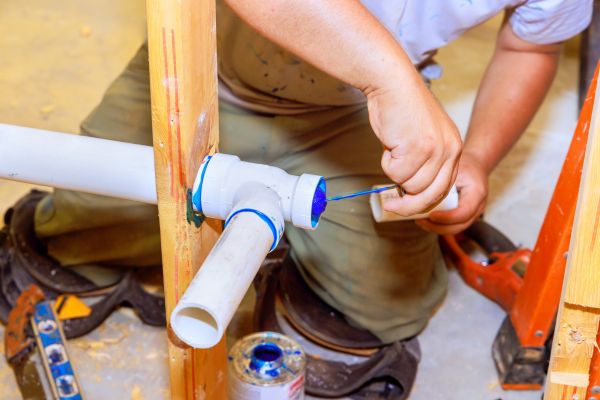 PVC Pipe Placement in Hudson