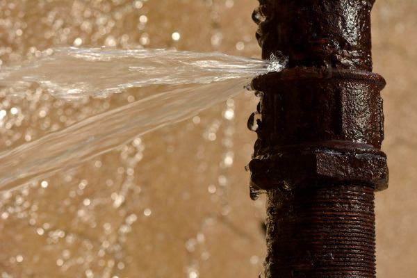 Busted Pipe Repair in Hudson