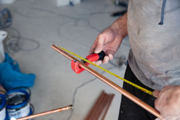 Copper Pipe Installation in Hudson