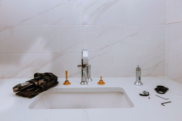 Porcelain Sink Installation in Hudson