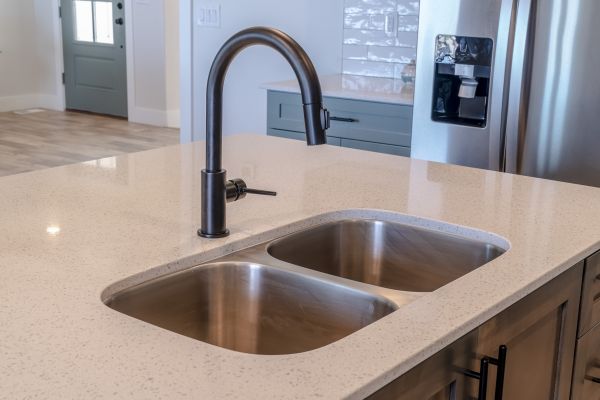 Double Basin Sink Installation in Hudson